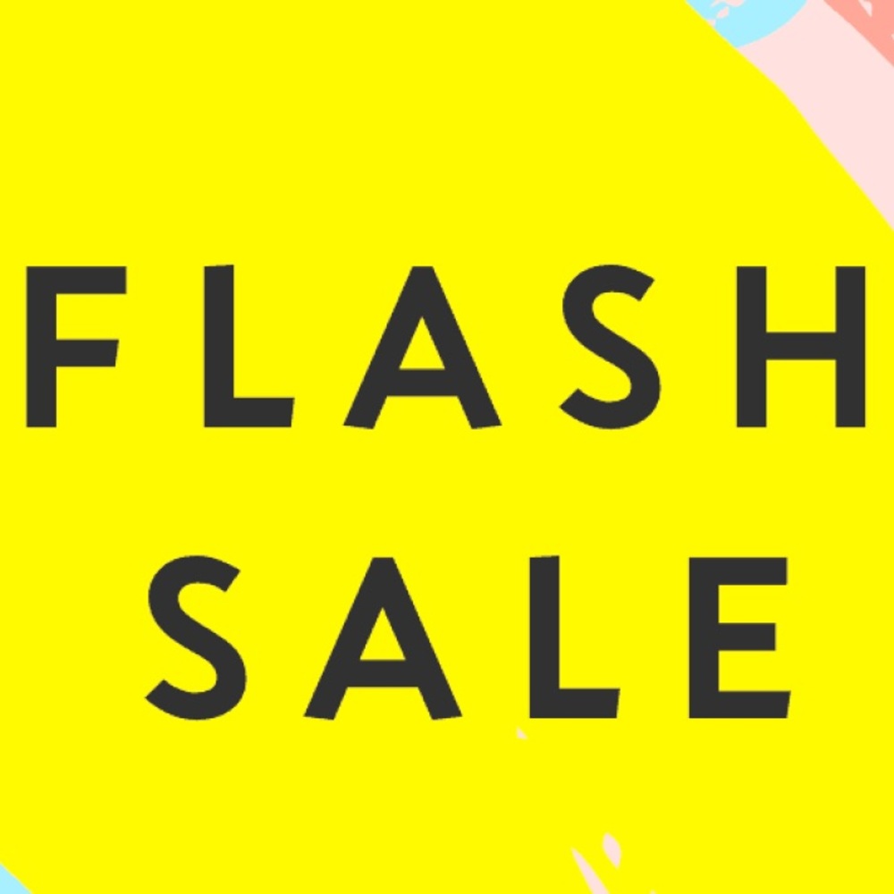 Flash sale now!